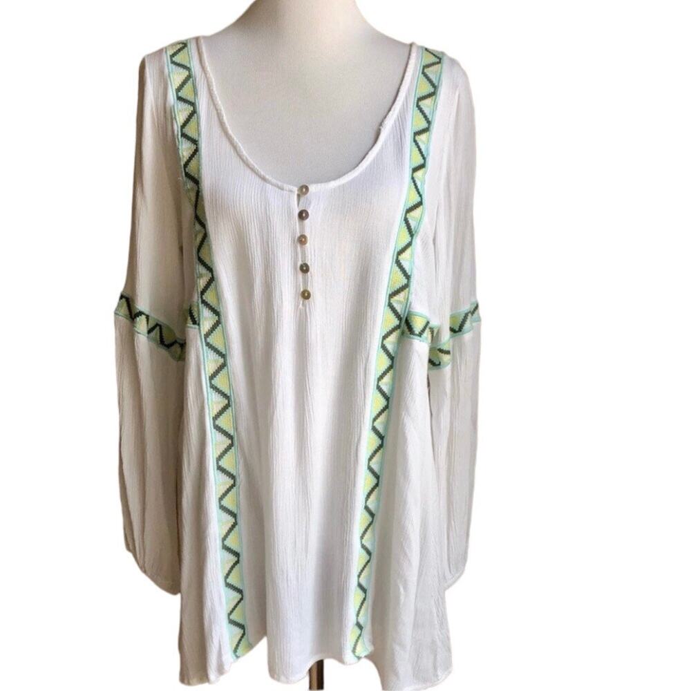 L*Space swimwear coastline tunic/cover up sz M - Picture 4 of 9